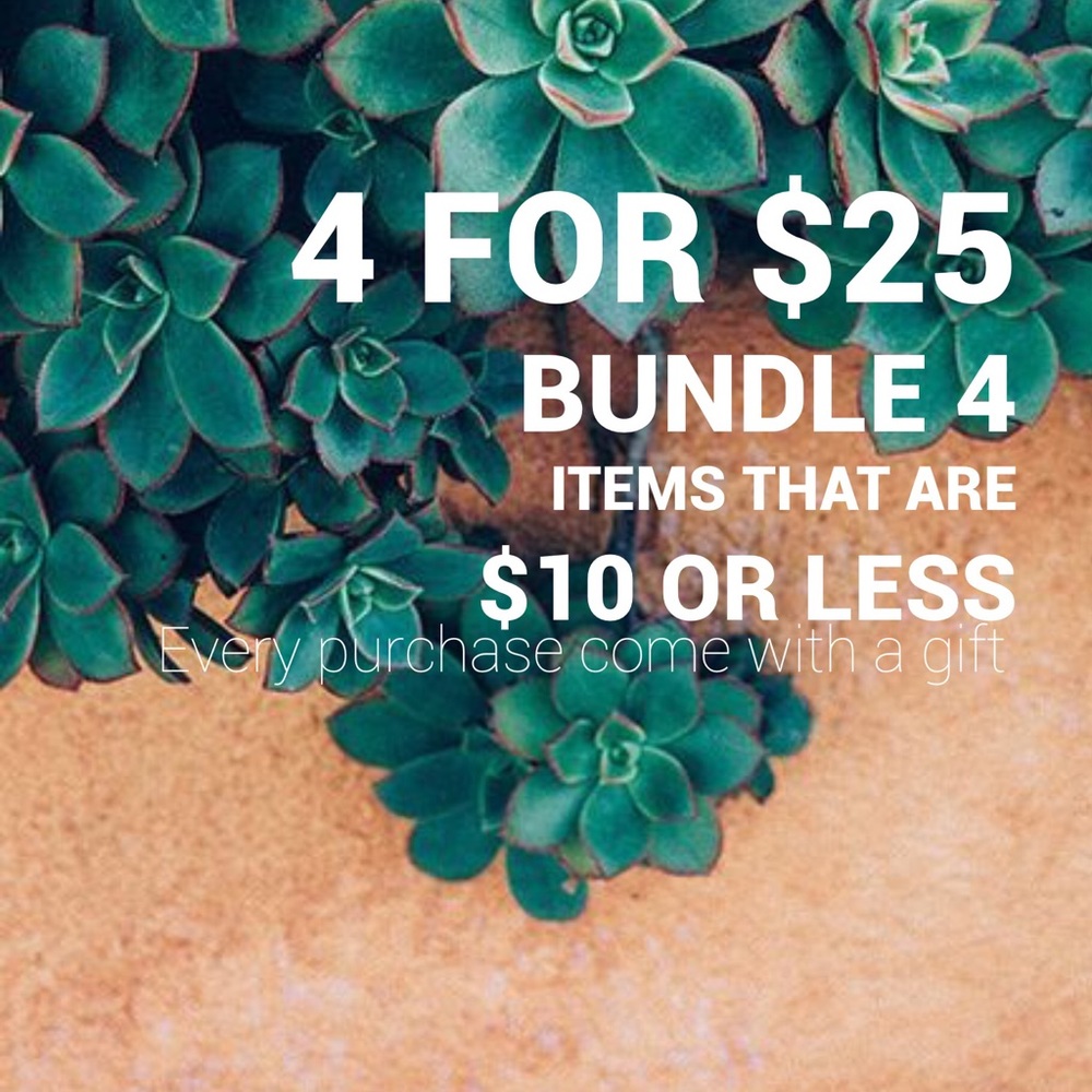 🌵 4 for $25 🌵
